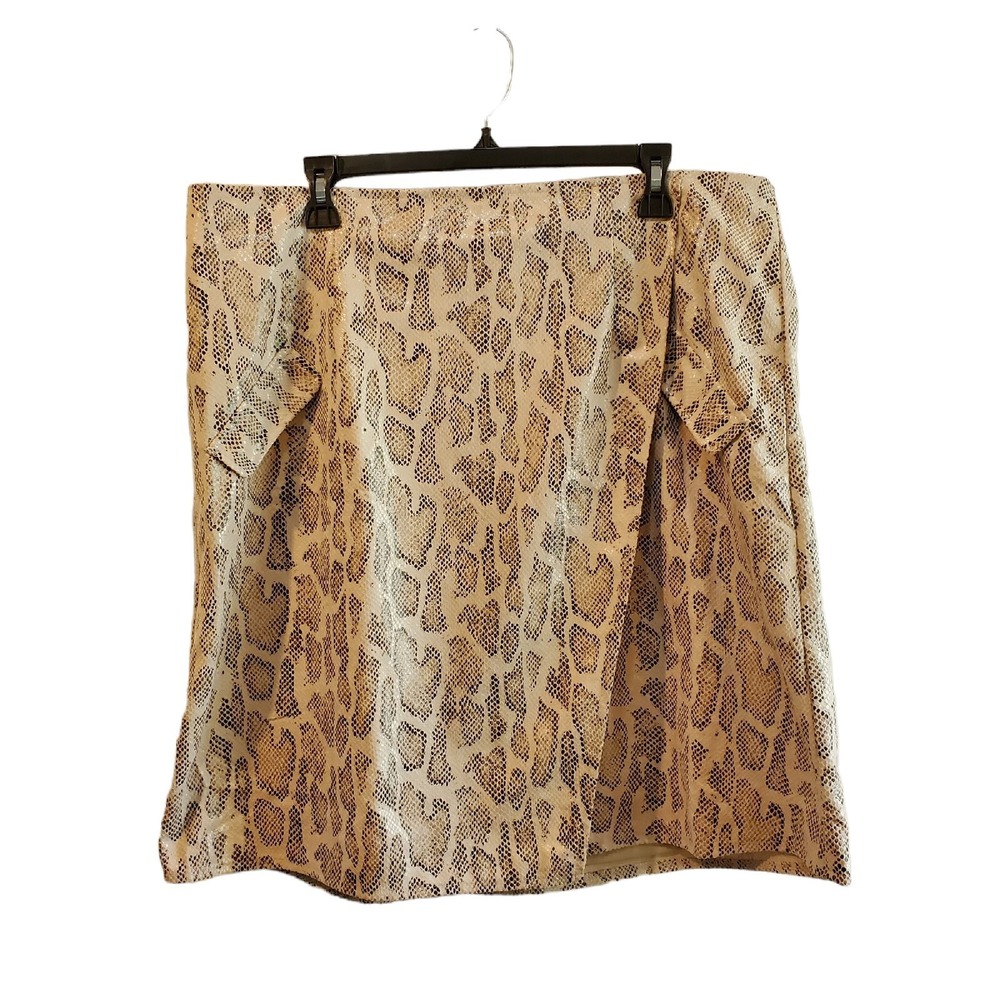 Fashion To Figure Women's Size 2X Faux Snake Skin Skirt New‎